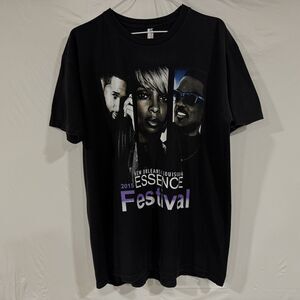 2015 Essence Music Festival Shirt Size XL New Orlean Kendrick Lamar Mary J Blige